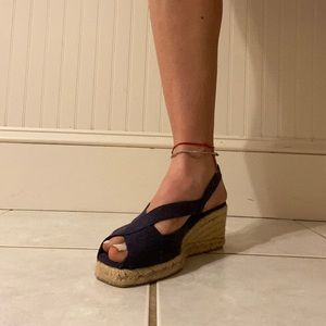 SOLD beautiful italian espadrilles (worn once)